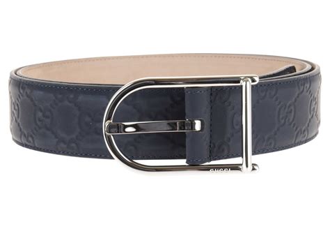 cintura uomo gucci blu|cintura gucci sottile.